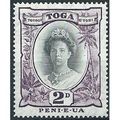 Tonga 1942 SG76 2d Black & Purple Mounted Mint ...