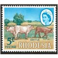 Rhodesia 1966 SG370 5/- Light Brown, Bistre-Yel...