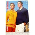 1987 Patons 3299 shawl collar sweater, chunky