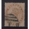 BERMUDA SG19 ½d Stone 1880~ USED
