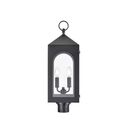 Millennium Bratton 2-Light Black Steel Outdoor ...