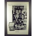1926 Elgin Watch Ad - Santa Claus Receives Gift