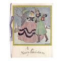 A MERRY CHRISTMAS .used vintage Christmas card....
