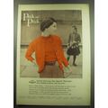 1949 Peck and Peck Braemar Sweater Ad - photo b...