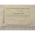 1929 dividend Atlas Light & Power Co, Parkinson...