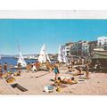 La Escala Costa Brava Spain Postcard posted crease