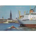 Hamburg Hafen Germany Postcard posted crease