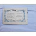 Vintage 1950's Regent Palace Hotel Brochure