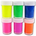 6Pc NEON FINGER PAINT SET 20ml Pots Children/Ki...