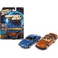1982 Mazda RX-7 Blue Metallic and 1981 Datsun 2...