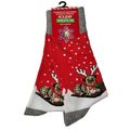 Holiday Traditions Christmas Mens Socks Shoe Si...