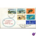 Anguilla FDC 1969 - SG 63-67 - Christmas 69 - o...