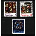 CANADA 1976 CHRISTMAS SG 848 / 850 SET 3 VALS U...