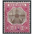 Bermuda 1902 SG32 1d Brown & Carmine Mounted Mi...