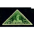 NEW ZEALAND 1943 SG 636 1d + 1/2d GREEN PRINCES...