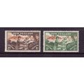 NEW ZEALAND 1946 SG 678 / 679 HEALTH STAMPS SET...