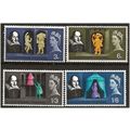 1964 Shakespeare PHOSPHOR Set SG646p-649p Unmou...