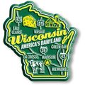 Wisconsin Americas Dairyland State Premium Map ...