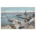 The Harbour Portsmouth Postcard 1904 Hampshire