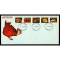 Australia 1985 Marine Life 5 Stamps on First Da...