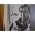 Vintage Autograph Lee Majors Framed Photo Six M...