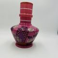 Victorian aesthetic pink opaline glass vase Roo...