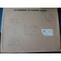 government of western samoa postally used envel...