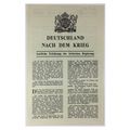 Original WW2 British Air Drop Propaganda Leafle...