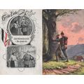 German Drawing Carving Love Hearts Military 2x ...