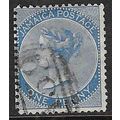 JAMAICA 1870-5 QV WATERMARK CROWN CC 1d USED SG8