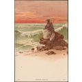 Femme Attendant sur le Rivage - Marines Série, ...