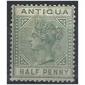 Antigua 1882 SG21 1/2d Dull Green Wmk Crown CA ...