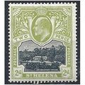 St Helena 1903 SG57 2d Black & Sage-Green Mount...