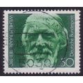 GERMANY 1981 Wilhelm Raabe 50pf Sc#1357 USED @M352
