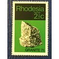 Rhodesia QEII 1971 Granite 2½c Porphyritic Used...