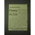 1900 Ivers & Pond Pianos Ad - Pianos on Trial
