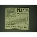 1900 Ivers & Pond Pianos Ad - easy payments