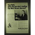 1979 The Wall Street Journal Ad - Tom York
