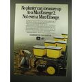 1987 John Deere MaxEmerge 2 Planter Ad - No planter can measure up