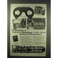 1945 Link-Belt Silverstreak Silent Chain Ad - C...