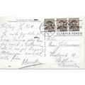 Austria Olympic Slogan Cancel 1933 on postcard ...