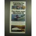 1981 Minn Kota 85 Motor Ad - Consider the Alter...