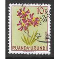 RUANDA URUNDI FLOWER 10F USED