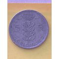Umlaufmünze Belgien 5 Francs 1949 Belgique