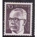 Berlin 1971 President Heinemann 70pf Fine Used ...