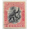NORTH BORNEO 1897 4c ORANG UTAN USED CDS