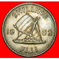 Ⰶ GREAT BRITAIN (1957-1965): FIJI ★ 1 SHILLING ...