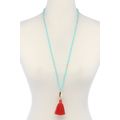 New Cowrie Shell Tassel Beaded Necklace
