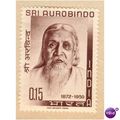 India 1964 - SG 489 - Sri Aurobindo Ghose 15np ...