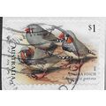 AUS 2018 $1.00 (S/A) 'BIRDS -FINCHES -ZEBRA' ON...